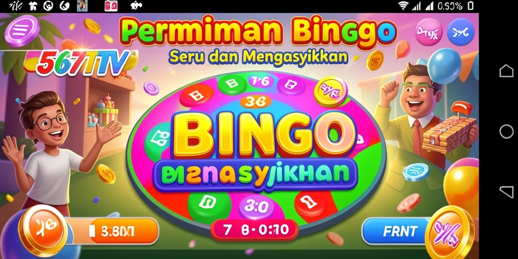 Screenshot gameplay 567TV menampilkan suasana seru permainan Bingo.