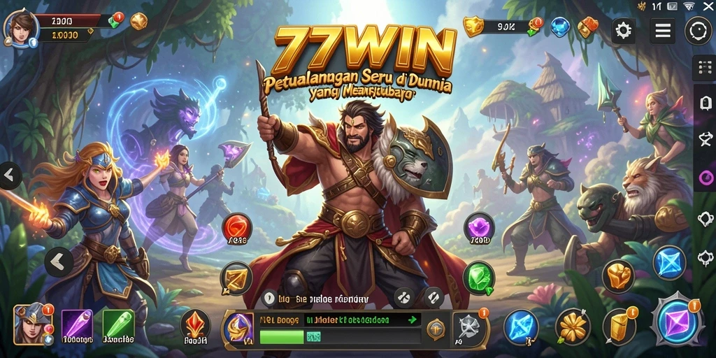 Tampilan gameplay menarik dari 77WIN di dunia petualangan.