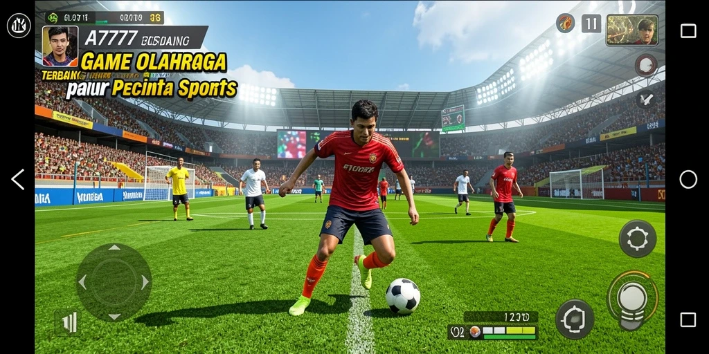 Tampilan gameplay A7777 dengan pengalaman olahraga yang mendebarkan.