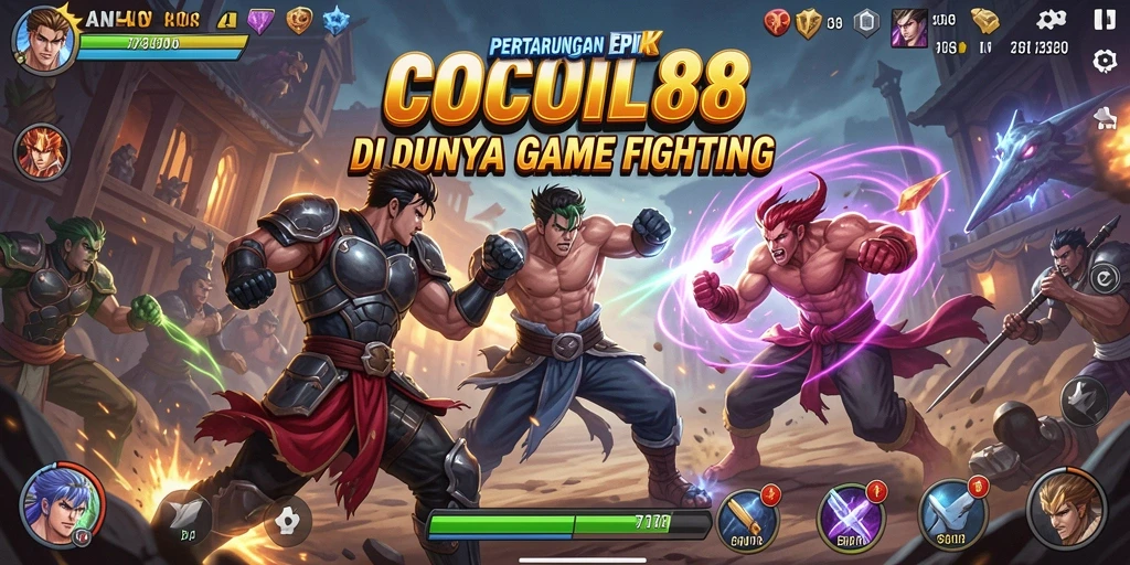 Screenshot COCOL88 menampilkan aksi pertarungan yang mendebarkan.