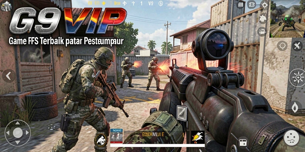 Tampilan menarik dari gameplay G9VIP yang seru dan mendebarkan.