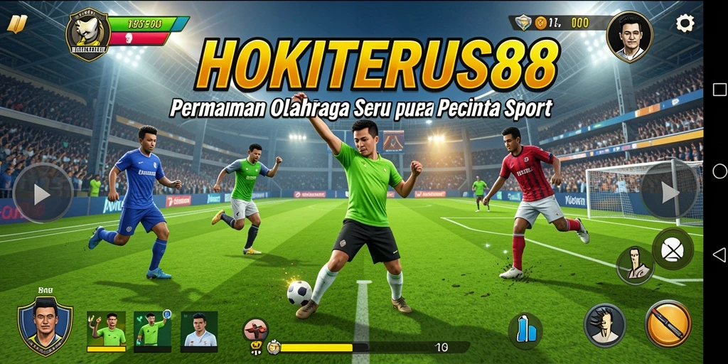 Tampilan gameplay HOKITERUS88 yang seru saat pemain bertanding.