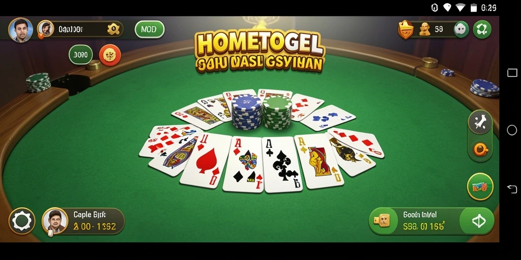 Tampilan gameplay <strong>HOMETOGEL</strong> yang seru dan interaktif.