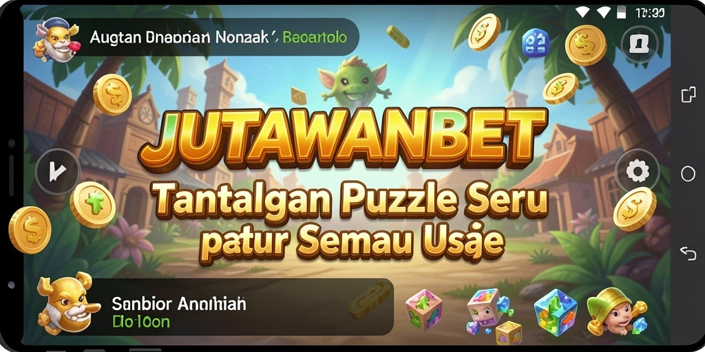 Tampilan gameplay JUTAWANBET dengan berbagai tantangan puzzle yang menarik.