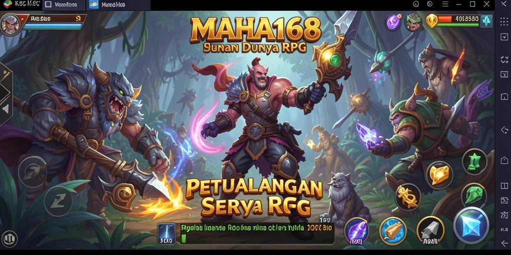 Gameplay intens dan penuh aksi di dunia fantasi MAHA168.