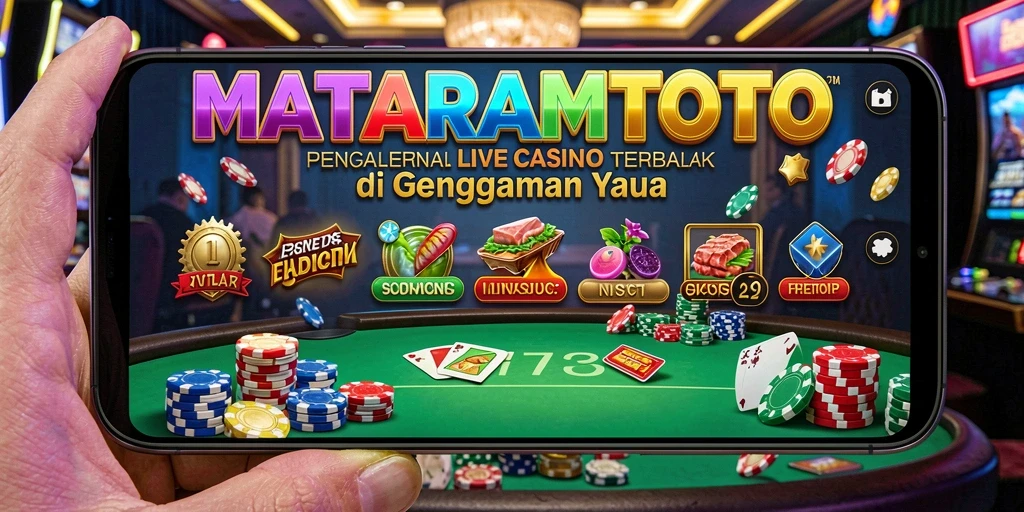 Tampilan gameplay Live Casino yang menarik dan interaktif di MATARAMTOTO.