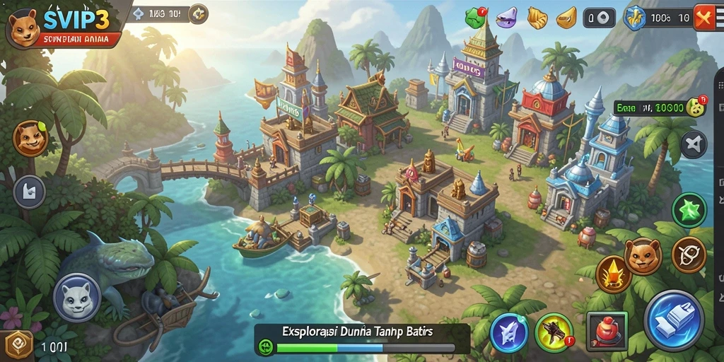 Tangkapan layar gameplay SVIP3 yang mendebarkan dalam dunia Open World.