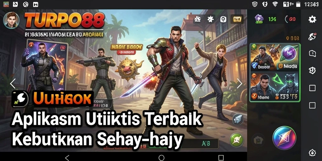 Tampilan utama TURBO88 yang intuitif dan mudah digunakan.