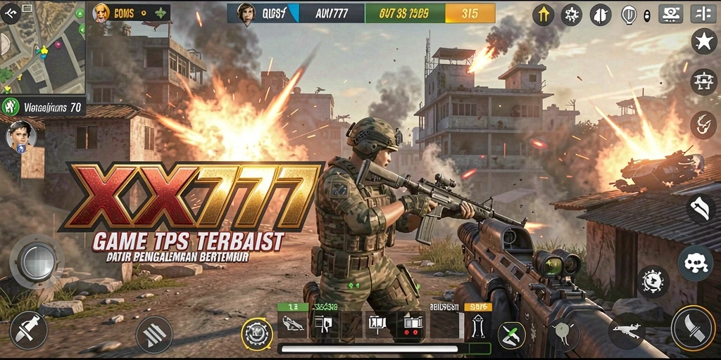 Screenshot menampilkan aksi mendebarkan dalam gameplay XXX777 yang seru.